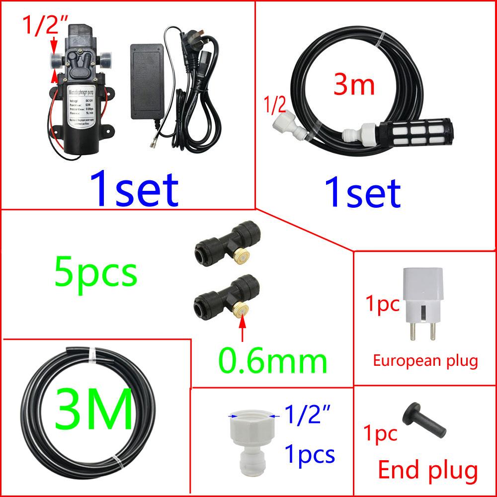 

Garden Water Spray Nozzle Ectric Pump Misting Spray System Nebulizer For Flowers Plant Humidification 0.2/0.3/0.4/0.5/0.6mm