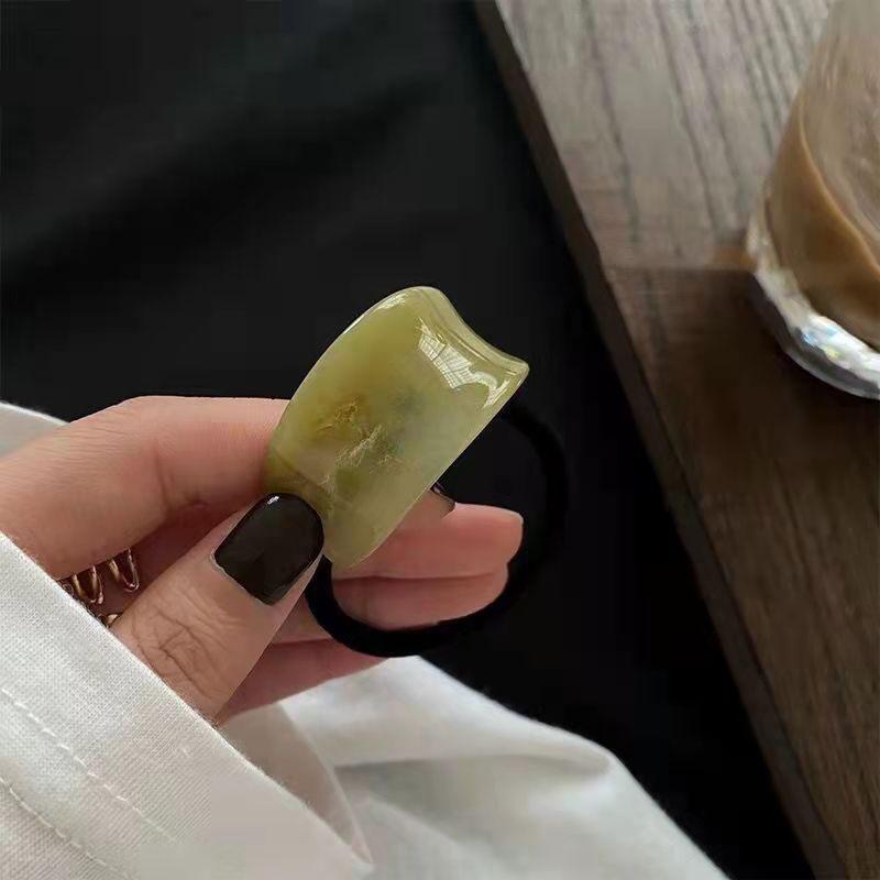 

Модная эластичная резинка для волос женская резинка для волос элегантная ацетатная резинка для волос резинки для волос аксессуары для волос для девочек эластичная резинка для волос