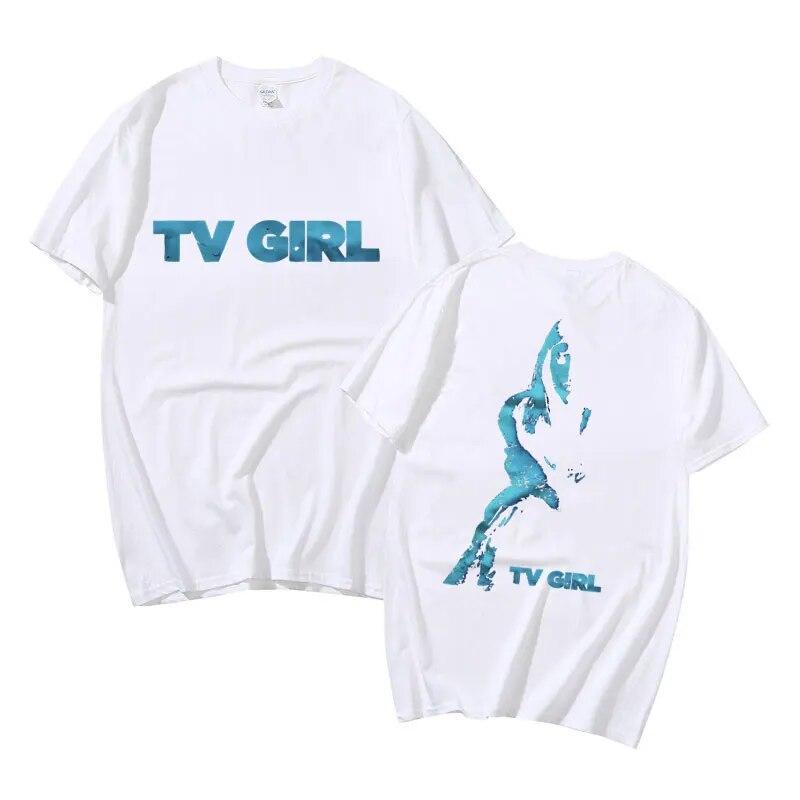 Tv Girl Tričko The Night In Question Tričko French Exit Album Tričko Unisex Dámská Móda Ležérní Krátký rukáv Unisex Vintage Trička