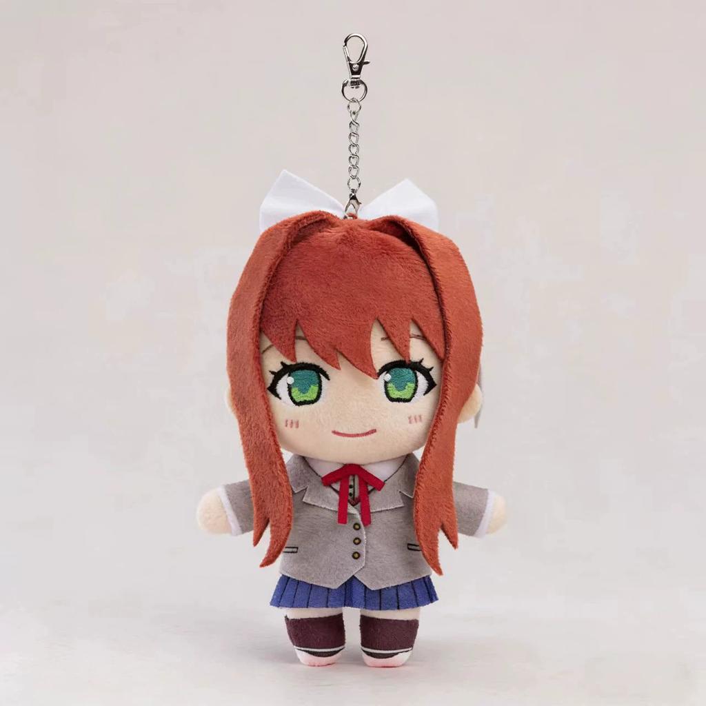 Anime Natsuki Plüschtier Doki Doki Literature Club Zubehör Weiche Stoffpuppe Schlüsselanhänger Cartoon Anhänger Für Fans Geburtstagsgeschenk