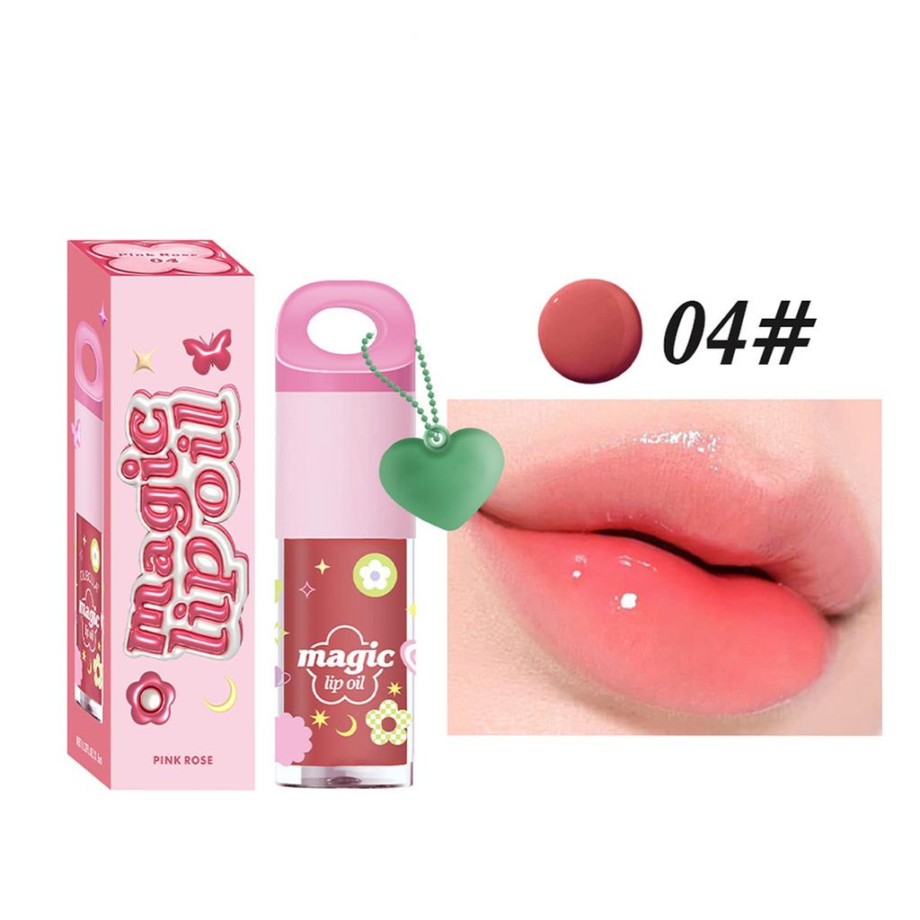 Volumizing Lip Oil Gloss Lip Gloss Hydrating Lip Gloss Pendant Portable Lip Oil,3.5ml