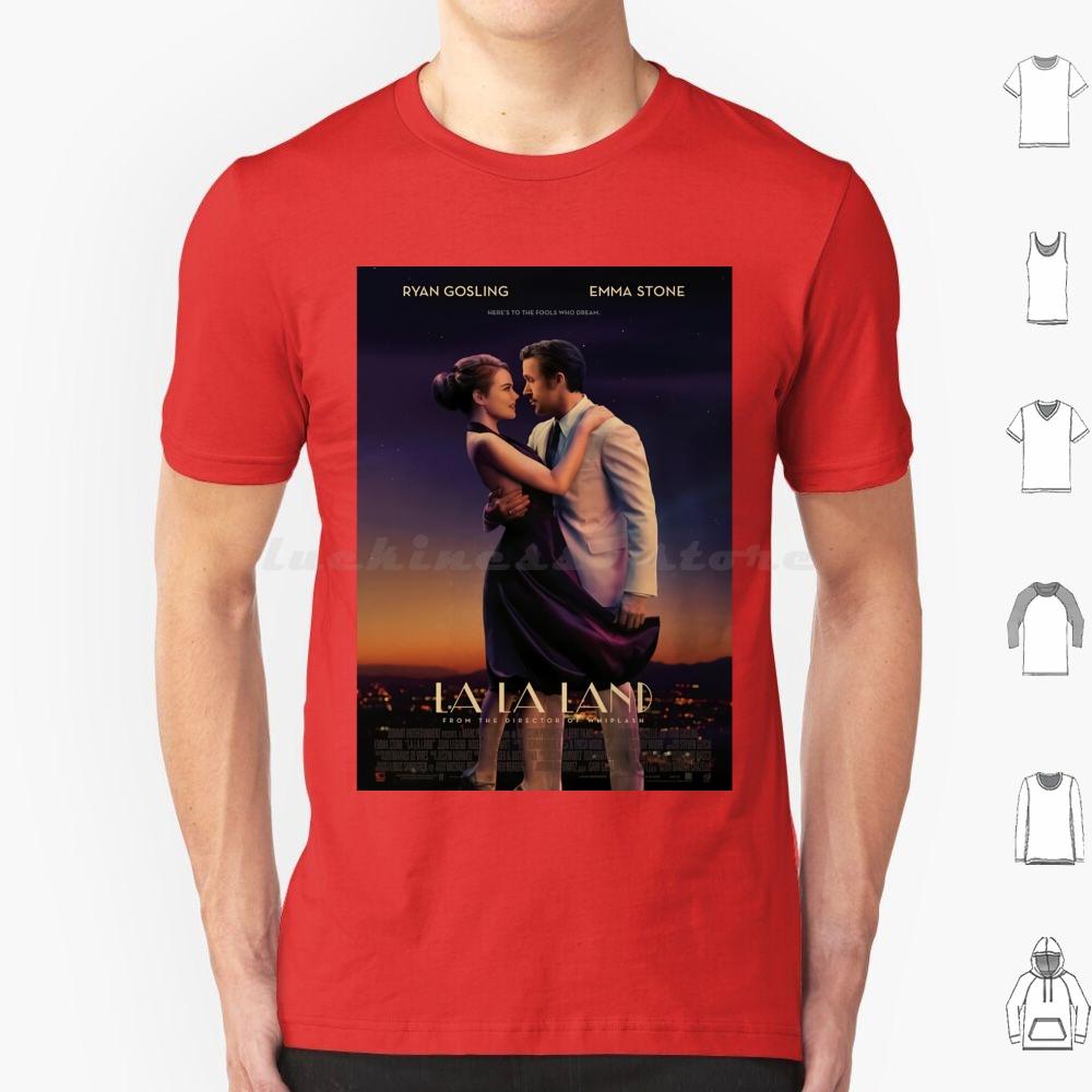 La La Land Movie T Shirt 6xl Cotton Cool Tee Movie Drama Love Romance La La Land Stone Ryan Gosling Film Musical La Movies