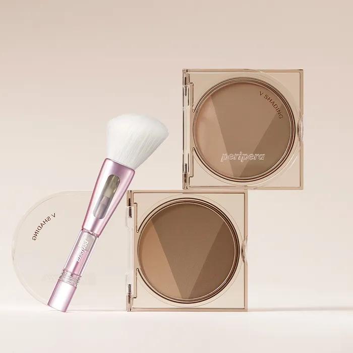 [SET] Peripera V Shading + 3-Step Block Brush