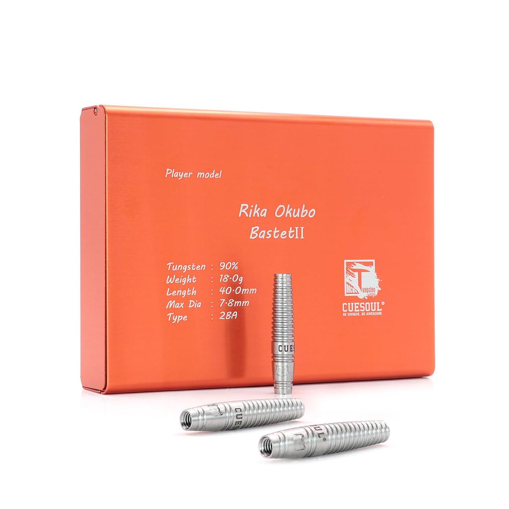 CUESOUL Rika Okubo Player Model Bastet II Bastet II Soft Tip 90% Tungsten 3-Piece Set (CSDP-BS028-1)