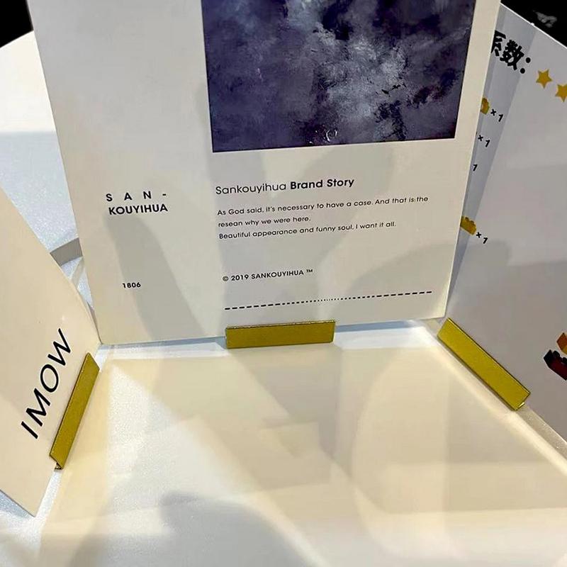 Suporturi Card Loc Cupru Suporturi Număr Masă Semn Nuntă Elegant Mesaj Nume L Suport Display Înclinat