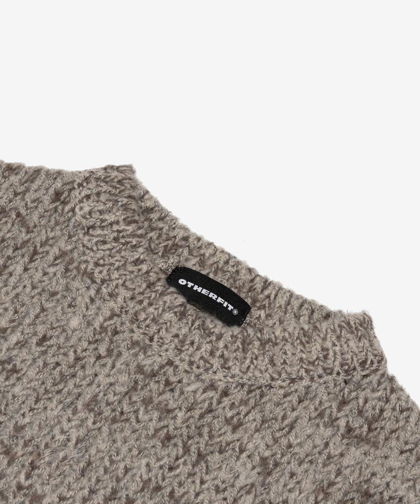 OTHERFITS Alpaca Round Wool Knit (Beige)