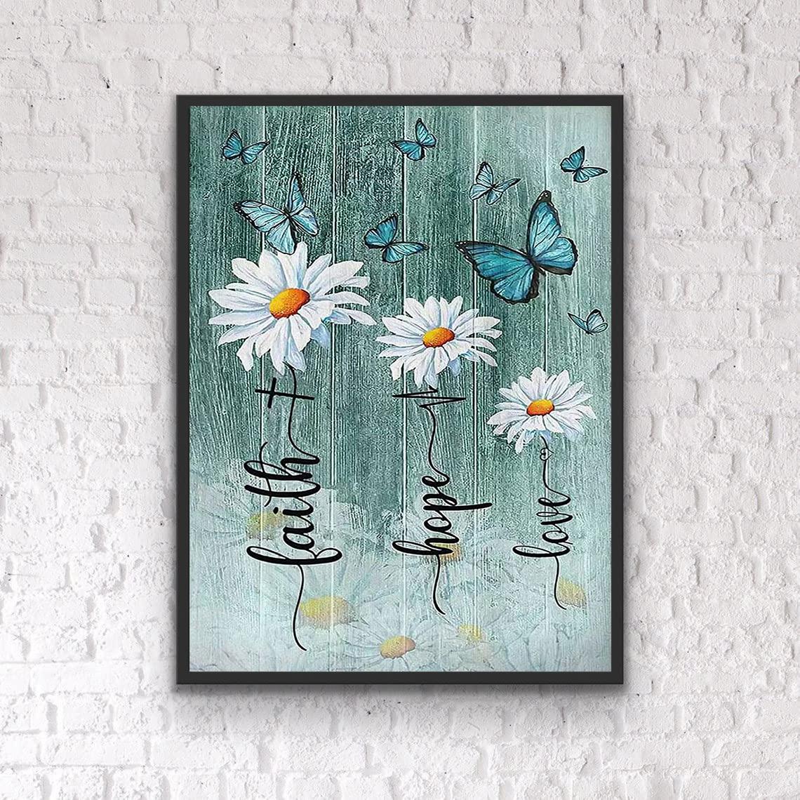 

5D своїми руками Алмазний живопис Красиві квіти та метелики Алмазна вишивка Набір для вишивки хрестиком Повна мозаїка зі стразами Подарунок для домашнього декору Round 20x30cm