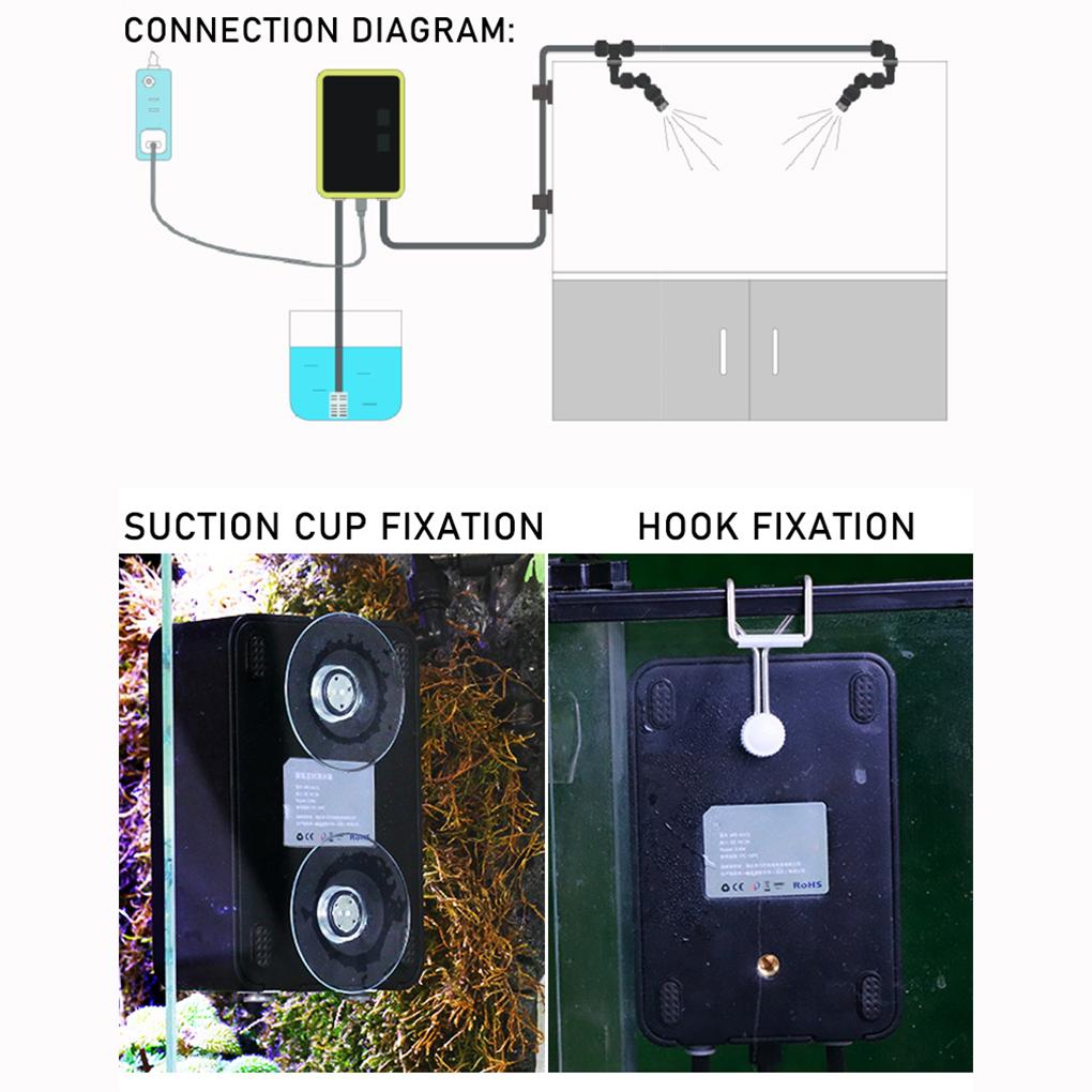 Rain Forest Tank Timing Spray System Various Installation Methods Automatic Timing Spray