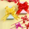 20Pcs Gold Trimmed Pull Bows Instant Bow Maker Ribbon for Gift Boxes Bags Wedding Favors Baby Shower Valentine Easter Craft
