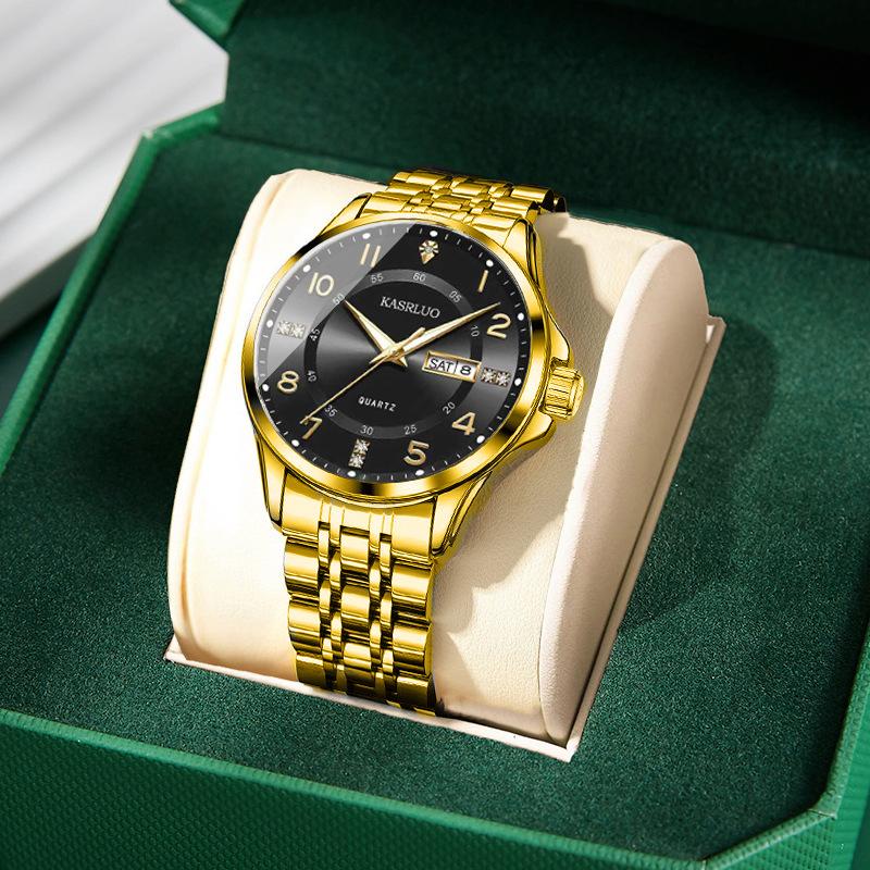 Casaro Men'S Watch Stylish And Simple Quartz Watch Waterproof Luminous Calendar Versatile Men'S Watch