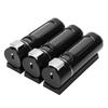 3 Chamber Shower Soap Dispenser 400ml Leakproof Wall Mount Manual Shampoo and Conditioner Dispenser for Liquid Gel