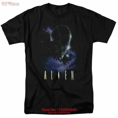 Alien In Space T Shirt Licensed Sci Fi Horror Movie Retro Classic New Black Vintage Washed Fashion Soft Comfortable Casual