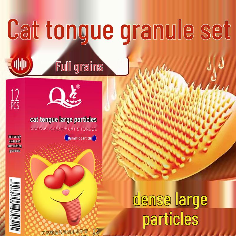Q Point Ultra-Thin Stimulating Condoms with Clitoral Wolf Tooth Texture - Long-Lasting Safety for Couples.