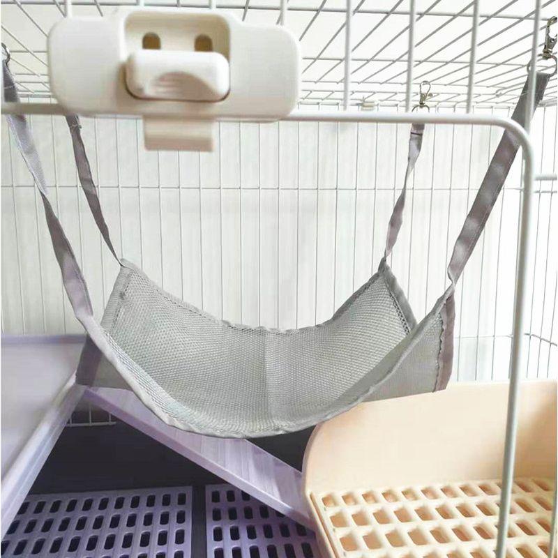 

Totoro Guinea Pig Pet Summer Mesh Hammock Rabbit S-small Grey