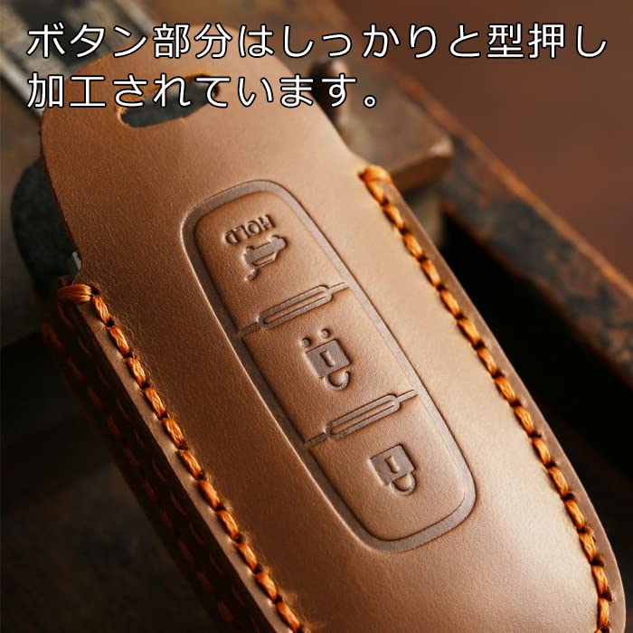 Nissan Genuine Leather Key Case, Key Cover, Aria, Sakura, X-Trail, Serena, Lukes, Etc. 3