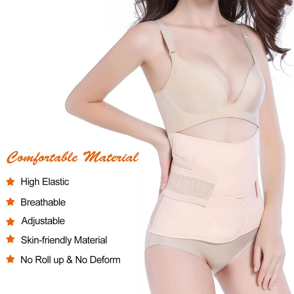 Women Postpartum Girdle Corset Recovery Belly Band Wrap Belt
