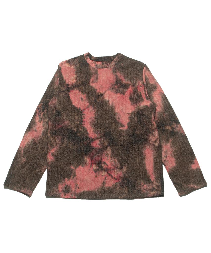 DAMP Necklace Tie-Dye Knit_Pink