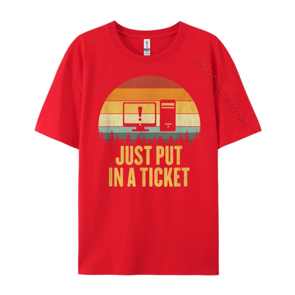 Just Put In A Ticket Fun Computer XS Graphic T Shirts T Shirt 3d Printed T Shirts Funny Gifts Creative S
