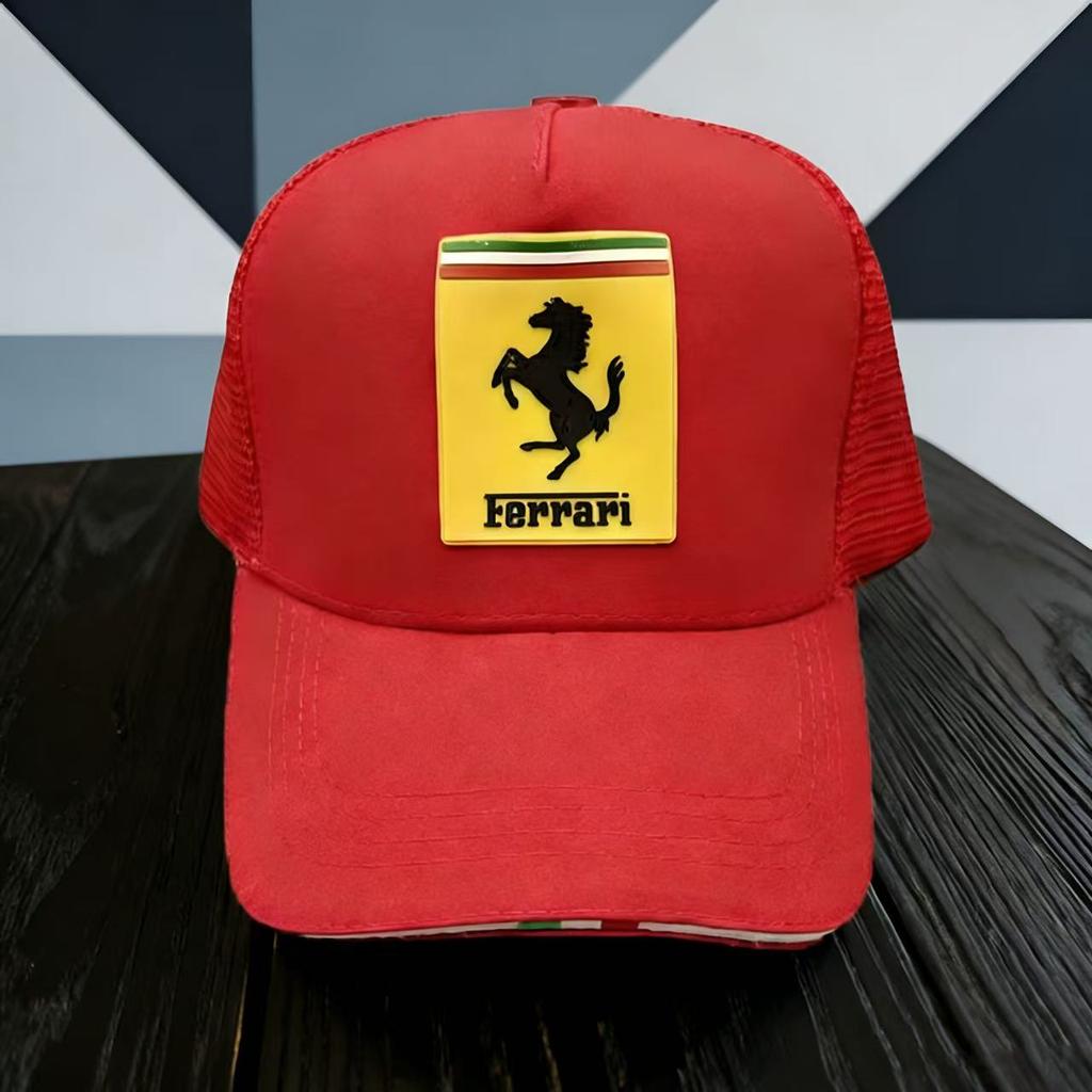 Outdoor Summer Sport Hat Baseball Cap Adjustable Casual Sunscreen Hats For Ferrari SJ F430 Stradale Roma 488 Portofino F8 Roma
