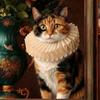 Shakespeare Detachable Neck Ruffled Pet Collar Elegan Chic Cat Collar Vintage Dog Ruff Collar Cosplay
