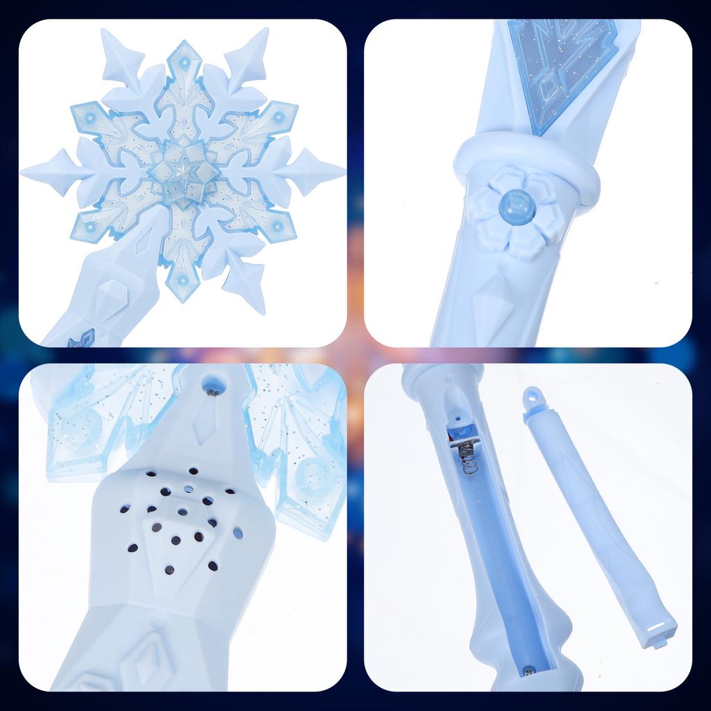Christmas Light Up Glow Wand Kid Girl Cosplay Light Up Wand Toy Light Up Wand Party Decorations
