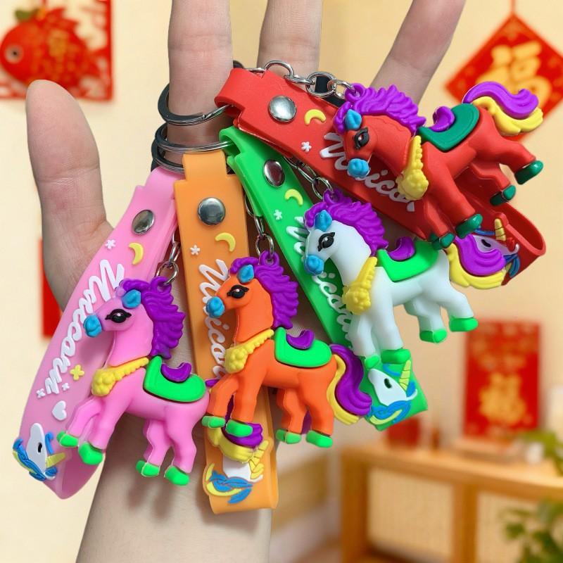 Doll Keychain 2026 Pony New Year's Zodiac Pendant Small Gift Car Bag Pendant
