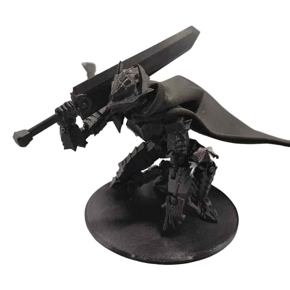 

3D Printed Berserk Guts Armor Multi-joint Movable Figure for Home Accessories Desk Decoration Cool Boys Gift чёрный