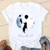Sweet Love Pug Streetwear White Fashion Women T-Shirts Harajuku Kawaii Clothes Short Sleeve Summer Tee Casual Female Tops O-Neck