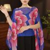 Breathable Sun Protection Shawl Long Beach Wrap Top Scarf Flower Scarf  Lady Summer