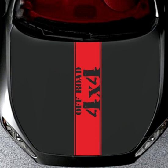 Vinyl Decal Car Accessories Waterproof Hood Cover DIY Decoration Self Adhesive
