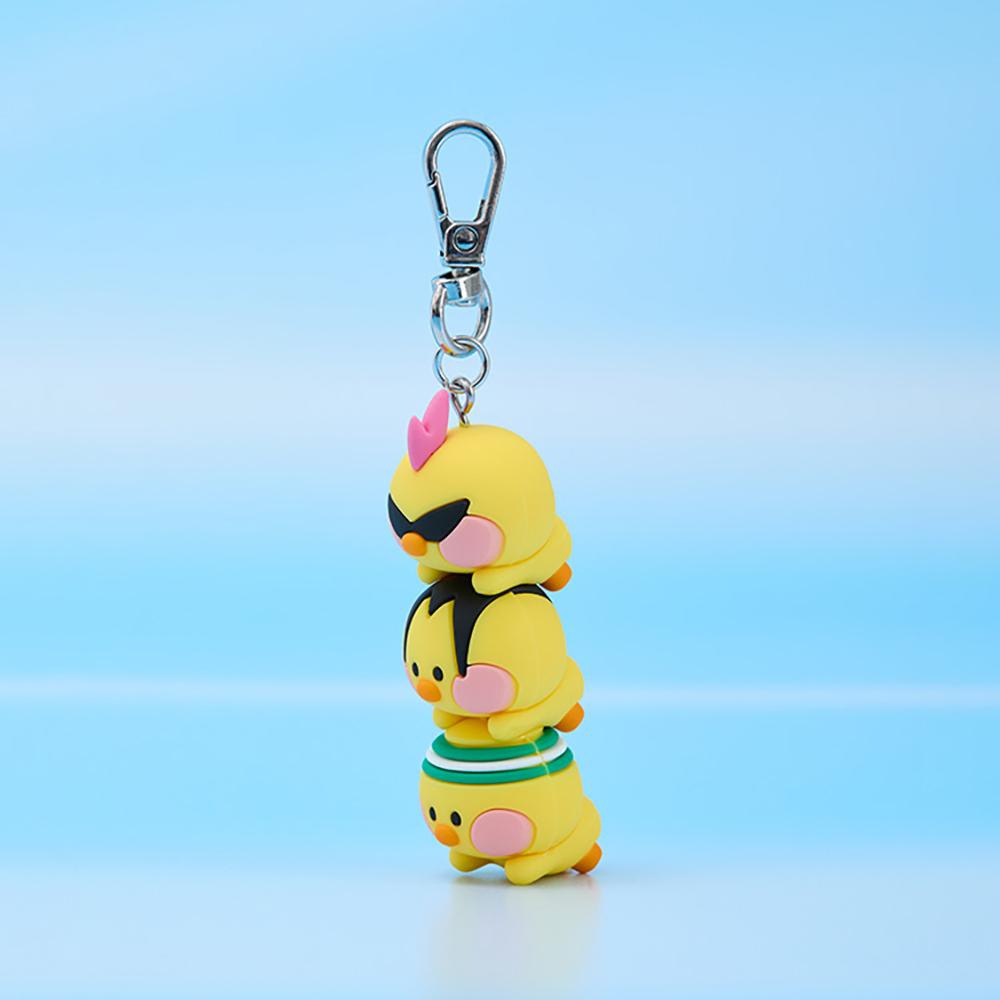 LINE FRIENDS Minini World Sallini Playful Figure Keyring