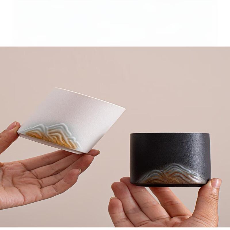 Shangqi 'Splendid Rivers and Mountains' Ceramic Tea Cup