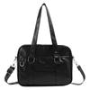 Versatile and simple, color uniform bag student niche high-value shoulder messenger bag