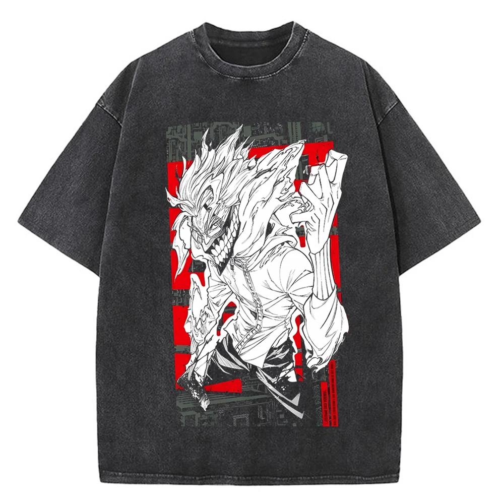 Dandadan Okarun T-shirt Men Japanese Anime T Shirt Cartoon High Quality Cotton Tshirt Aesthetic Fashion Oversized Tops