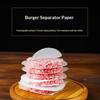 500Pcs Non Stick Oil Proof Square Round Baking Paper Oven Barbecue Hamburger Cookie Food Separation Kitchen Supply
