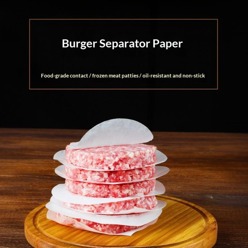 500Pcs Non Stick Oil Proof Square Round Baking Paper Oven Barbecue Hamburger Cookie Food Separation Kitchen Supply
