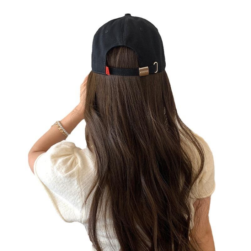 New Bow Embroidered Baseball Cap for Women with Big Face and Versatile Face Showing Small Embroidered Baseball Cap Spring Hat
