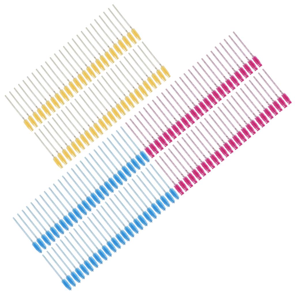 50Pcs/Pack Disposable Eyelash Mascara Brushes Wands Bendable Superfine  for EyeLash Extension M
