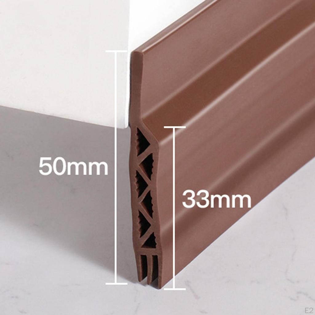 Door Bottom Seal Weatherstrip, under Draught Excluder, Strip
