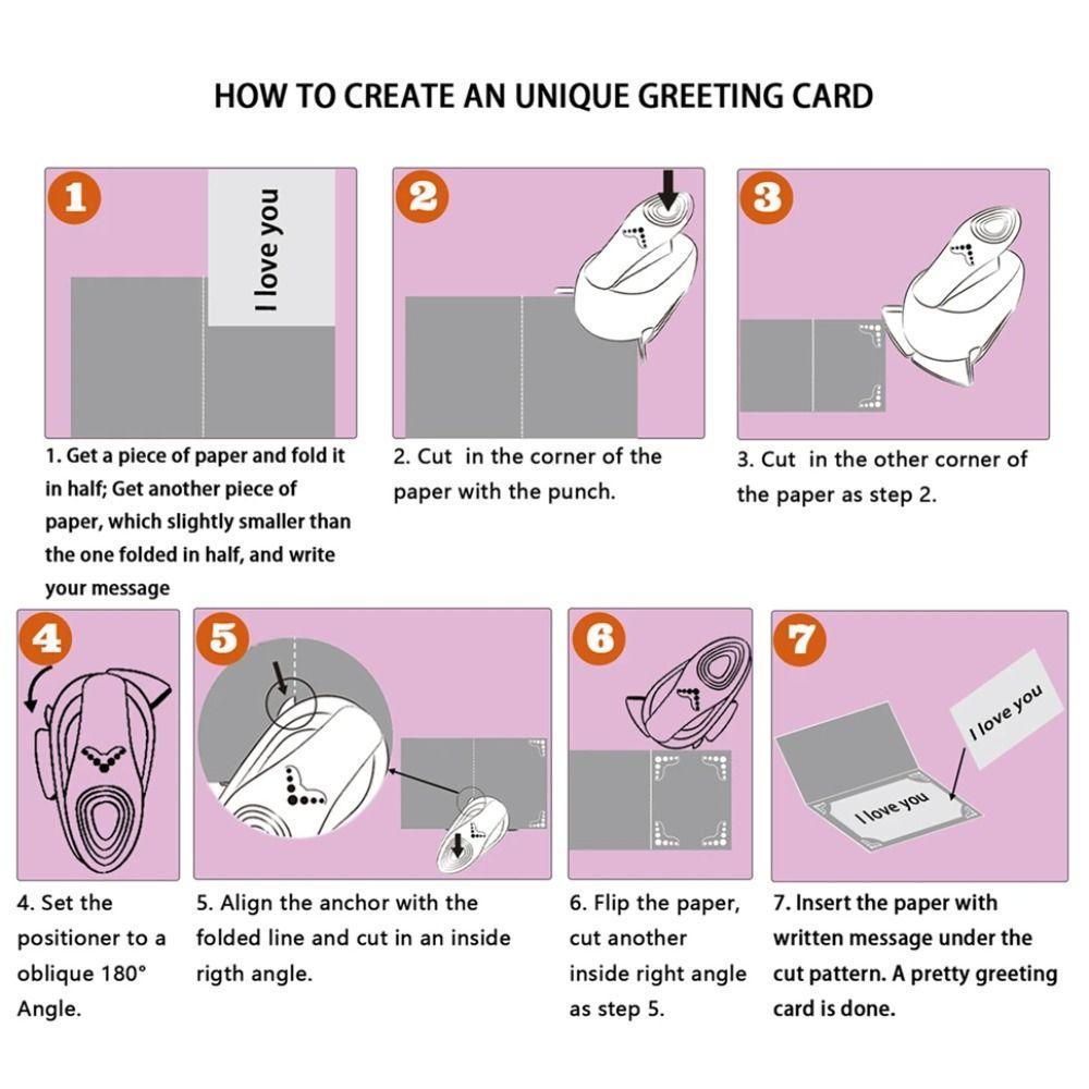 Adjustable Angle Corner Punch Embossing Embossing Device Paper Puncher  Greeding Card