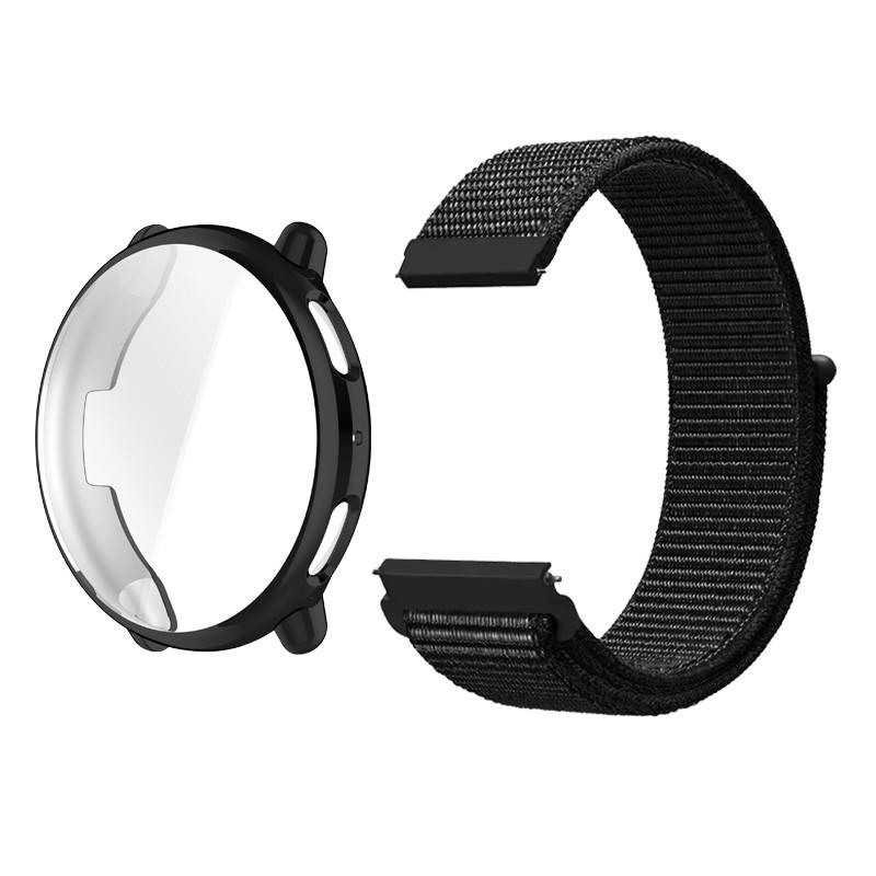 Strap for Amazfit Active 2 TPU Protection Case Smartwatch Nylon Watchband Replacment Band