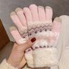 Coldproof Christmas Reindeer Gloves Warm Touch Screen Mittens New Winter Gloves  Autumn Winter