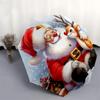 1pc Christmas Santa Claus Deer Automatic Opening/Closing Umbrella, Portable Tri-Fold Design with 8 Iron Ribs, Outdoor, Gift for Fans, Travelers, Daily