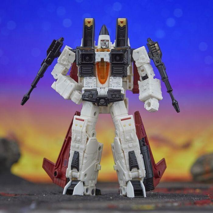 Figurine - HASBRO - Transformers Legacy United G1 - Ramjet Deluxe - 17,5 Cm - 2 Armes