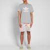 Adidas Originals Trefoil Gradient Casual High-Waisted Drawstring Straight-Leg Shorts Men Bottoms Multicolor CW9417