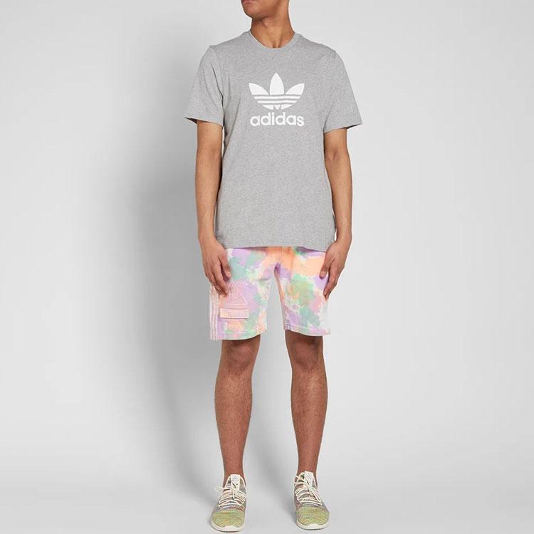 Adidas Originals Trefoil Gradient Casual High-Waisted Drawstring Straight-Leg Shorts Men Bottoms Multicolor CW9417