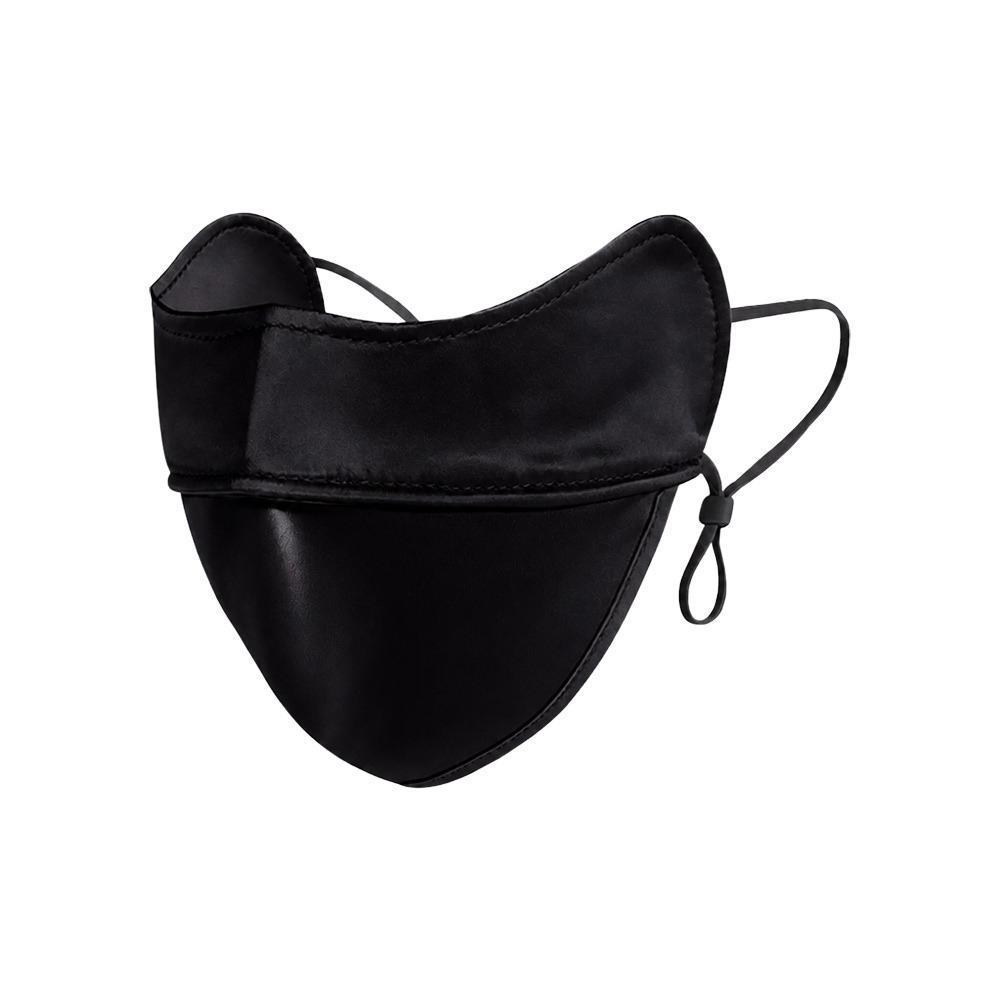 Fashion UV Protection Satin Face Mask Adjustable Ear Strap Soft Touch Reusable Face Cover Simulated Silk Women Face Mask Cycling