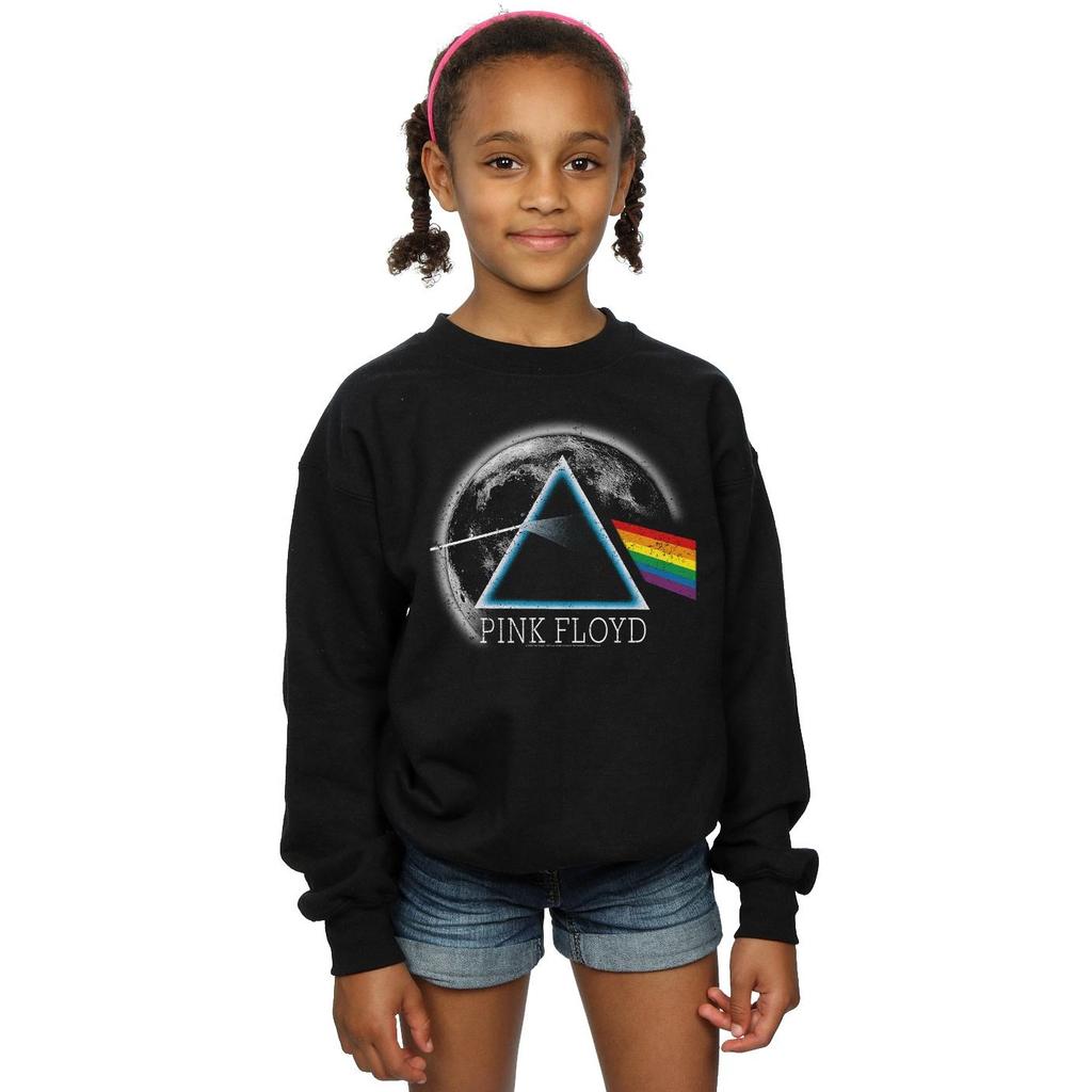 Pink Floyd Girls Dark Side Of The Moon Distressed Sweatshirt