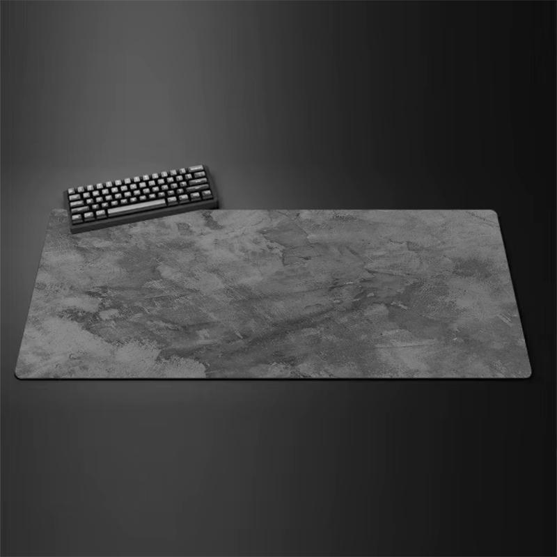 Graues Mauspadd Groß/Klein überkettelter Mauspadd XXL Schreibtisch Tastatur Tischunterlage Graue Serie Gaming Schreibtischmatte Computerzubehör