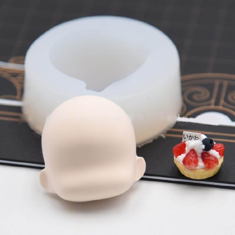 Baby Head Mould Clay Resin Mould for Making Cake Fondant Decorations